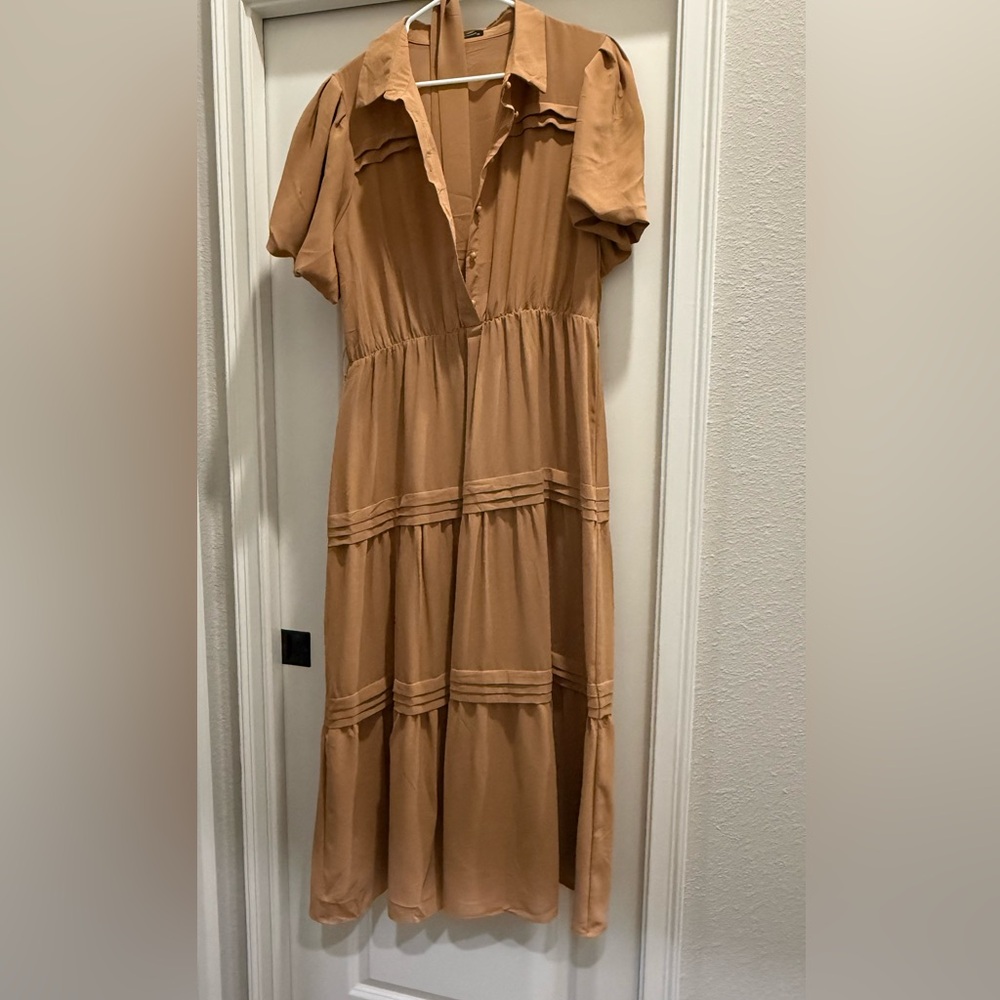 Tan Maxi Dress
